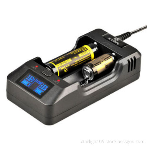Universal battery charger with USB output and accurate voltage display,0.25/0.5/1.0A charge current